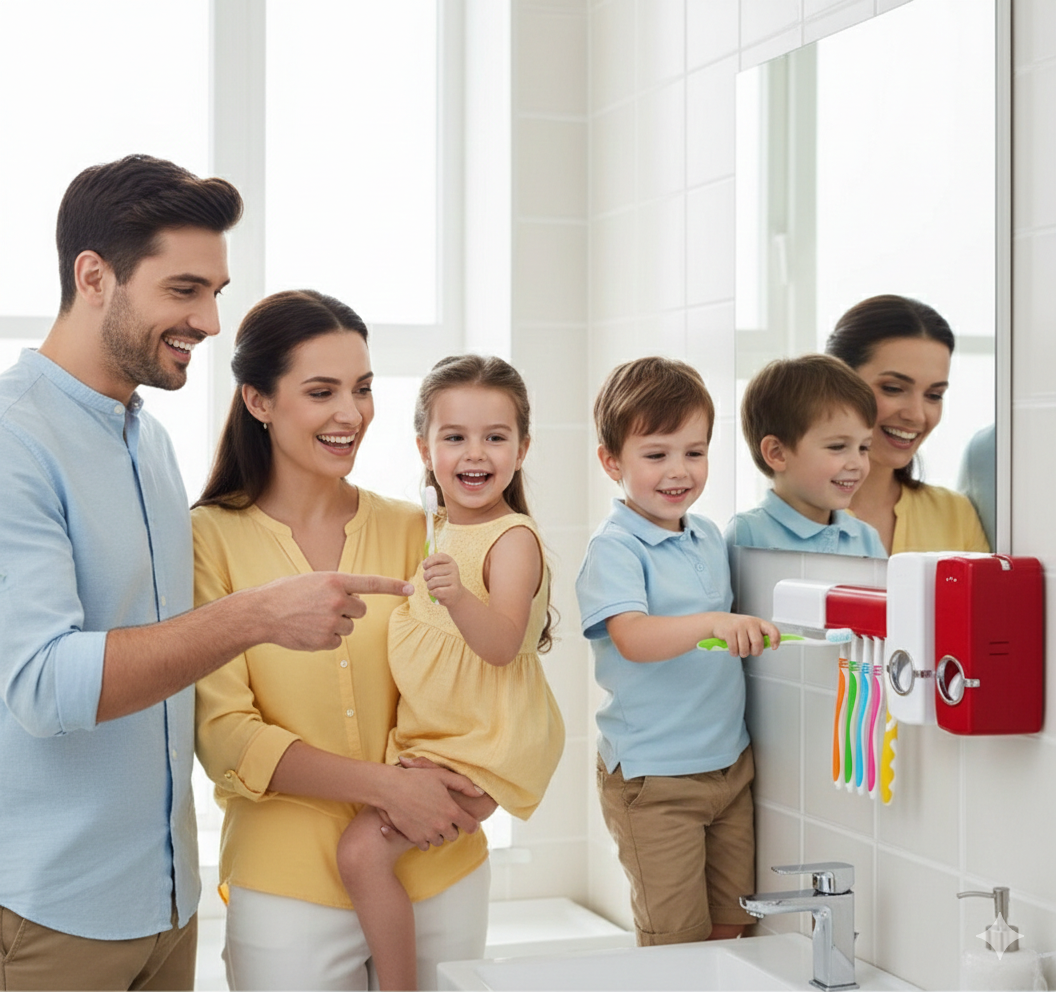 Boite à Dentifrice Murale - Distributeur Automatique Salle de Bain