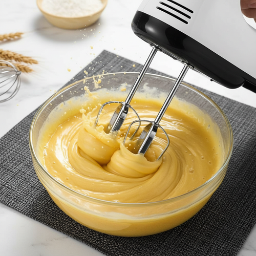 Vortex de pâte en gros plan